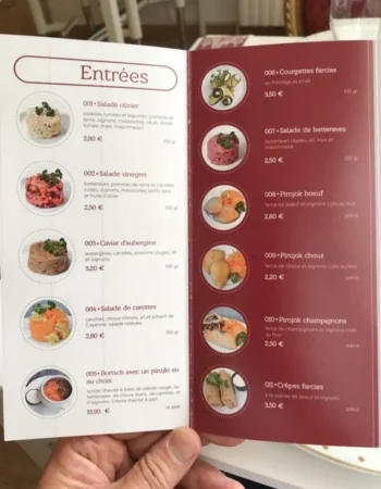 Русский ресторан и еда на заказ La Table des Russes