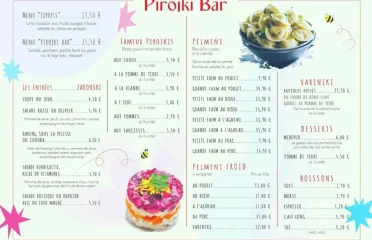 Русский бар/кухня – Pirojki bar в Париже
