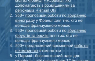 Портал украинских беженцев во Франции