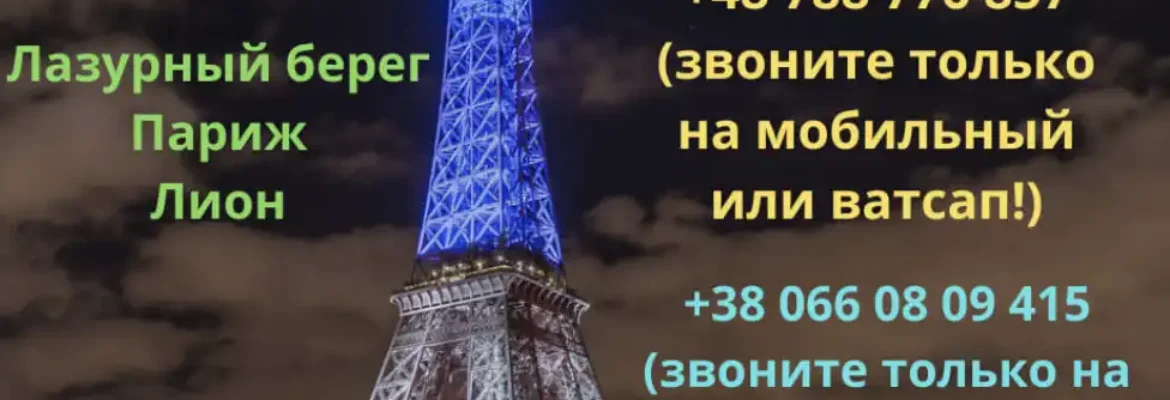 Пассажирские перевозки из Украины во Францию и в обратном направлении!Mashkevich Mariya